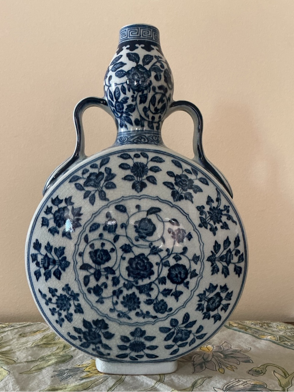 Chinese Porcelain Double-Handled Moon Flask Vase